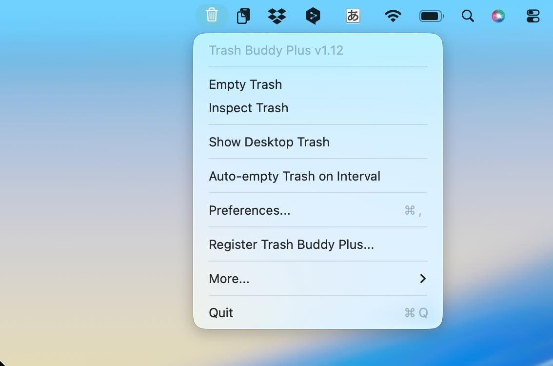 Trash Buddy Plus 1.12 - デスクトップの好きな場所に「ゴミ箱」を配置 - 新しもの好きのダウンロード